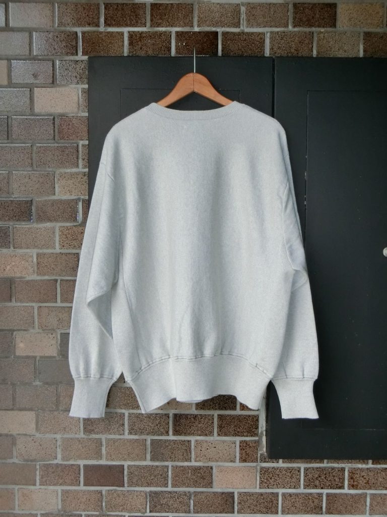 柄デザイン無地【未使用】COOHEM スウェット COTTON SILK SWEAT KNIT